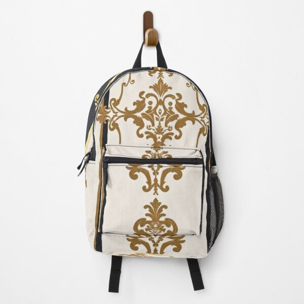 Item preview, Alabaster Black Striped Gold Damask designed and sold by DesignsByPrnces.