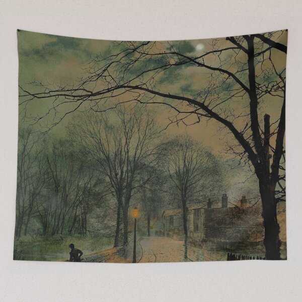 Item preview, A Moonlit Stroll, Isle of Wight - John Atkinson Grimshaw  designed and sold by darkgothicart.