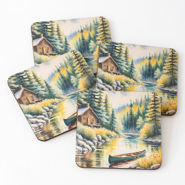 Item preview, Wilderness Hideaway 2 designed and sold by Leslie Montgomery Art.