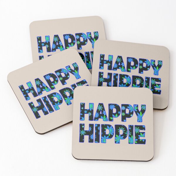 Item preview, Flower Power Happy Hippie Words Free Spirit Hippie Vibes 3 of 4 designed and sold by Beachy.