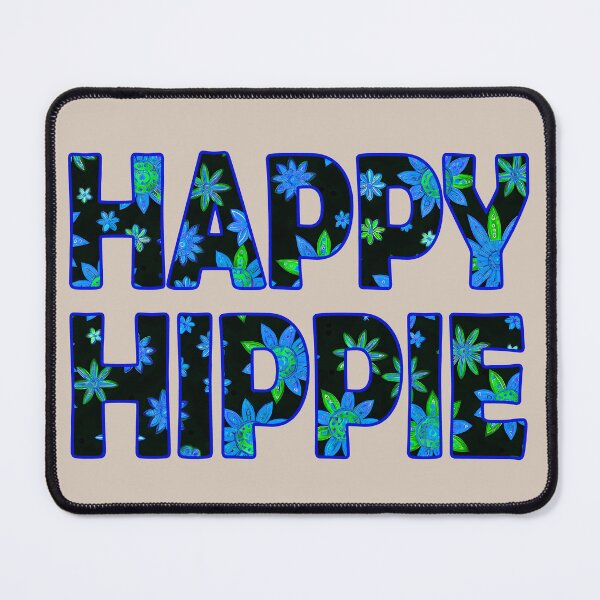 Item preview, Flower Power Happy Hippie Words Free Spirit Hippie Vibes 3 of 4 designed and sold by Beachy.