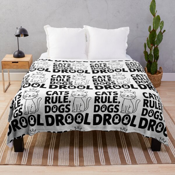 Item preview, Cats Rule, Dogs Drool Funny Pet Lover Design designed and sold by Cherry-Cat.