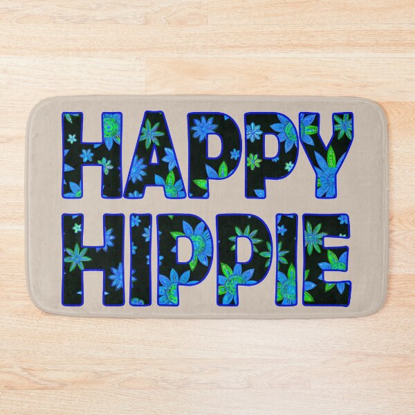 Item preview, Flower Power Happy Hippie Words Free Spirit Hippie Vibes 3 of 4 designed and sold by Beachy.