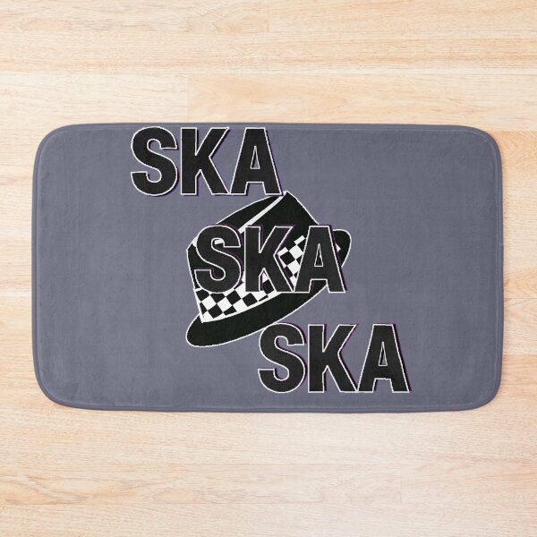 Item preview, Checkerboard Hat Ska Music Design designed and sold by leyfinder.
