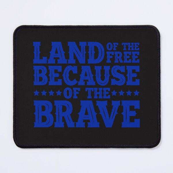 Item preview, Land Of The Free Because of the Brave designed and sold by VintageRootsCa.
