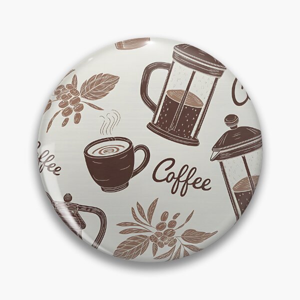 Item preview, Seamless coffee cup and bean pattern designed and sold by Haji  Kamora.