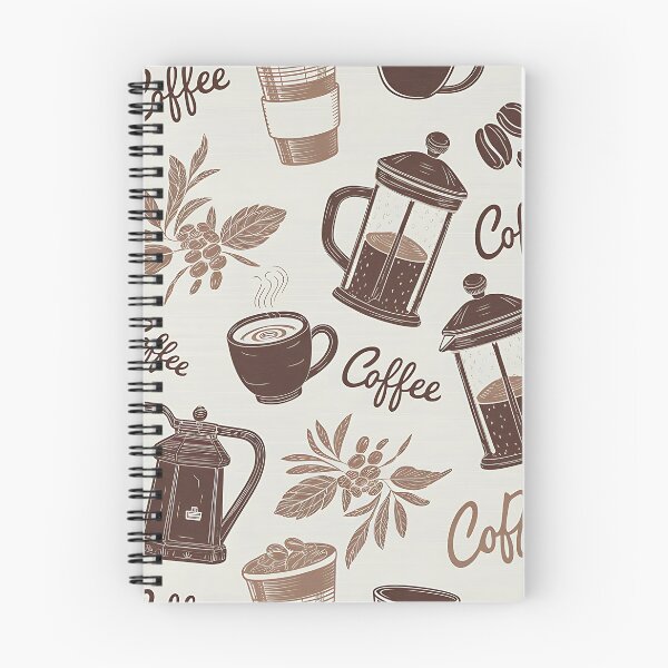 Item preview, Seamless coffee cup and bean pattern designed and sold by Haji Kamora.