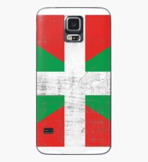 Scratched Basque Country flag Case/Skin for Samsung Galaxy