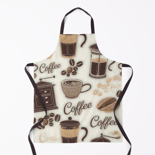Item preview, Seamless coffee cup and bean pattern designed and sold by Haji Kamora.