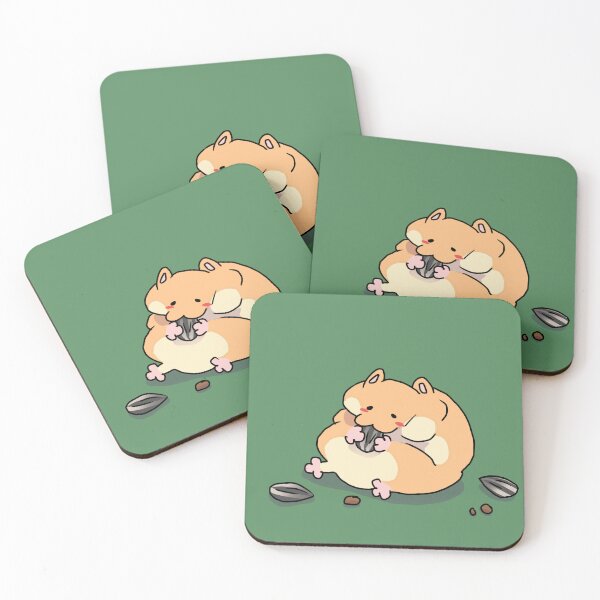 Item preview, Hamster snacking designed and sold by burntbugel.
