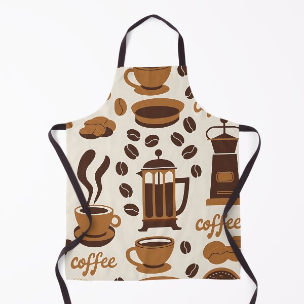Item preview, Seamless coffee cup and bean pattern designed and sold by Haji Kamora.