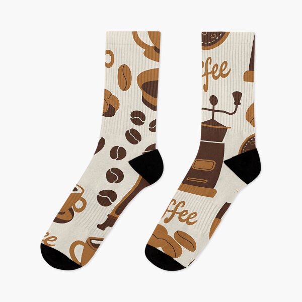 Item preview, Seamless coffee cup and bean pattern designed and sold by Haji  Kamora.