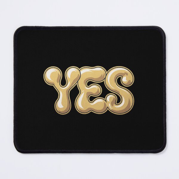 Item preview, Yes | simple word | Meme tshirt designed and sold by RedCircleArt.