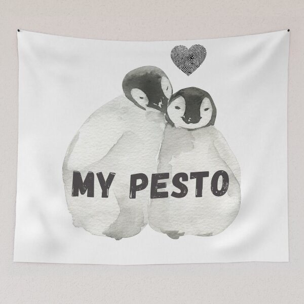 Item preview, My Pesto Pesto The Penguin More to love grey designed and sold by Dominika Farkašová.