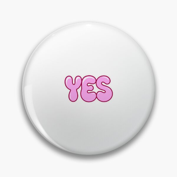 Item preview, Yes | simple word | Meme tshirt designed and sold by RedCircleArt.