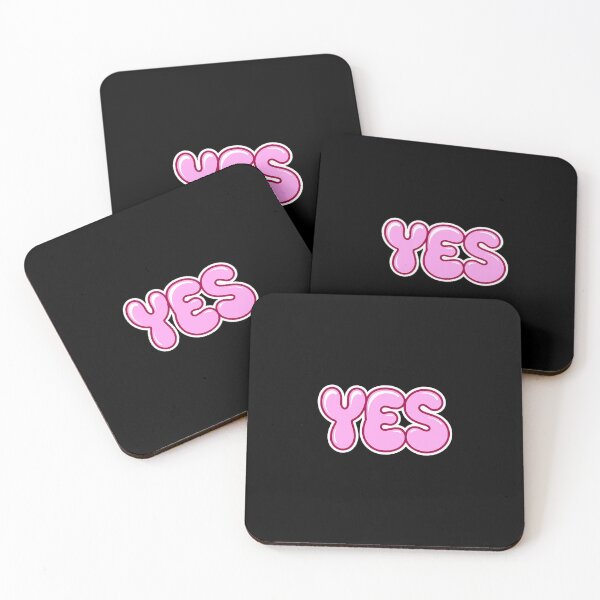 Item preview, Yes | simple word | Meme tshirt designed and sold by RedCircleArt.