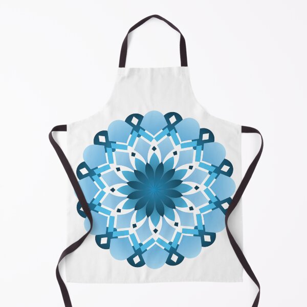 Item preview, Geometric Blue Flower Mandala designed and sold by DHTDesigns.