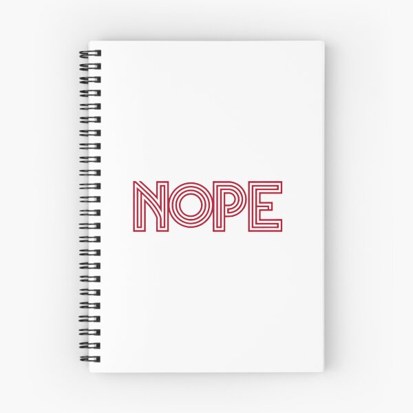 Item preview, Nope | simple word | Meme tshirt designed and sold by RedCircleArt.
