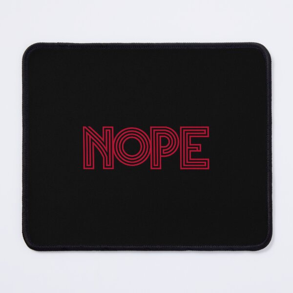 Item preview, Nope | simple word | Meme tshirt designed and sold by RedCircleArt.