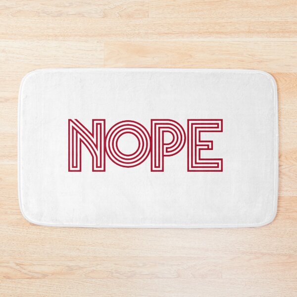 Item preview, Nope | simple word | Meme tshirt designed and sold by RedCircleArt.
