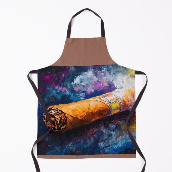 Item preview, Vibrant Cigar Smoke Swirls - Dynamic Colors Enhance Bold Elegance Generative AI designed and sold by OlfactoART Studio.