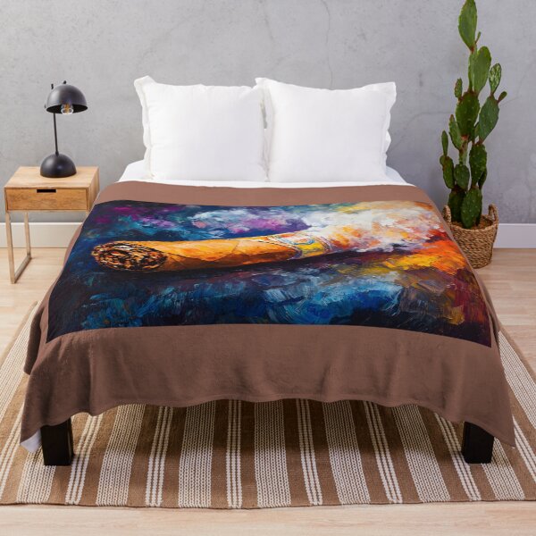 Item preview, Vibrant Cigar Smoke Swirls - Dynamic Colors Enhance Bold Elegance Generative AI designed and sold by OlfactoART Studio.