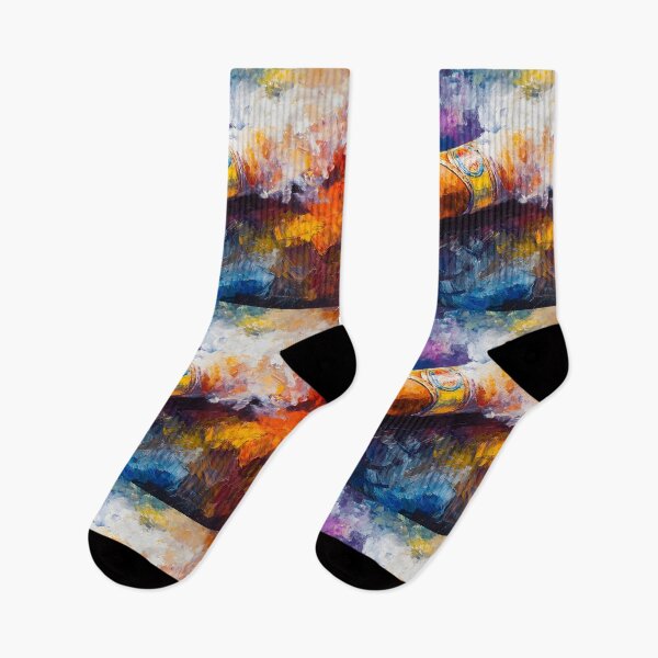 Item preview, Vibrant Cigar Smoke Swirls - Dynamic Colors Enhance Bold Elegance Generative AI designed and sold by OlfactoART Studio.