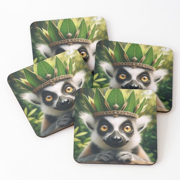 Item preview, King of the Lemurs! designed and sold by Jennifer McBride.