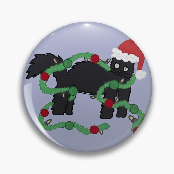 Artikelvorschau, Weihnachtsgirlande Katze entworfen und verkauft von Weird-Shark.