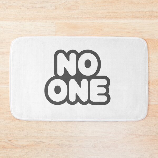 Item preview, No One | simple word | Meme tshirt designed and sold by RedCircleArt.