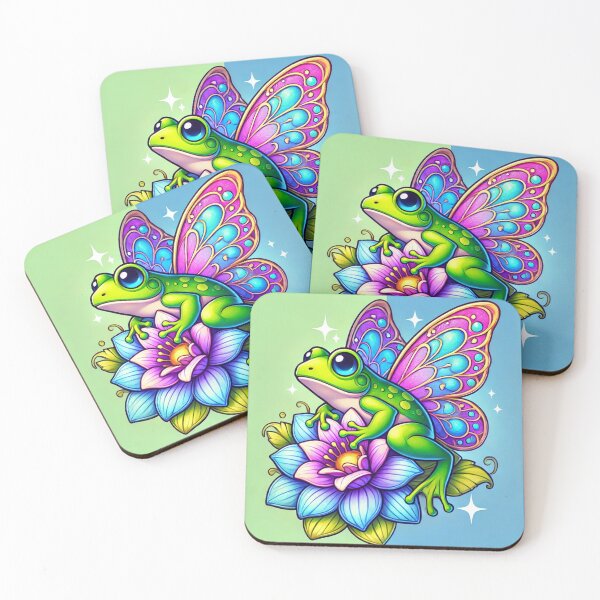 Item preview, Enchanting Fairy Frog with Wings - Whimsical Art designed and sold by Feathers & Futhark.