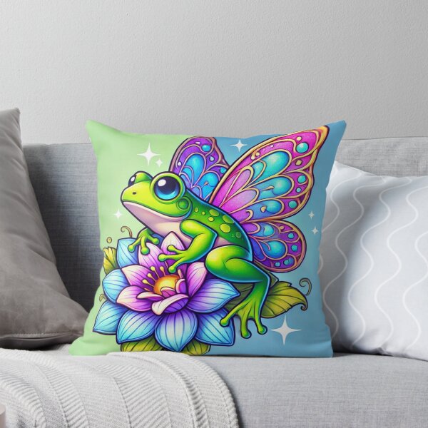 Item preview, Enchanting Fairy Frog with Wings - Whimsical Art designed and sold by Feathers & Futhark.