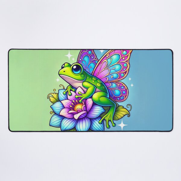 Item preview, Enchanting Fairy Frog with Wings - Whimsical Art designed and sold by Feathers & Futhark.