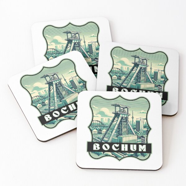 Item preview, Retro Bochum Landscape designed and sold by MaateoDesign.