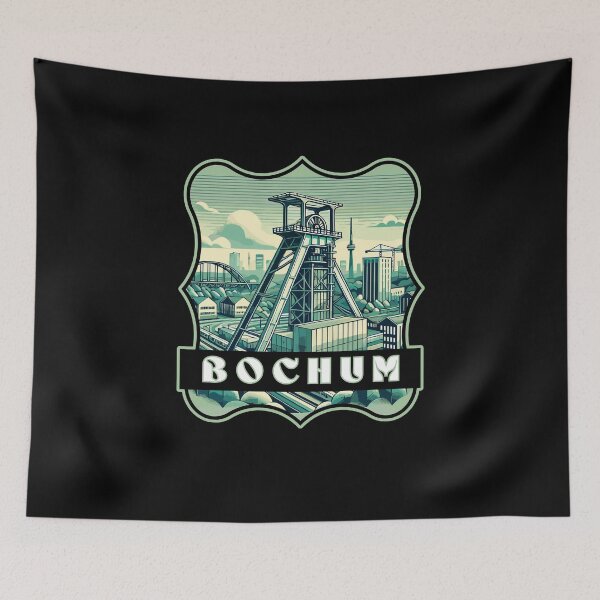 Item preview, Retro Bochum Landscape designed and sold by MaateoDesign.