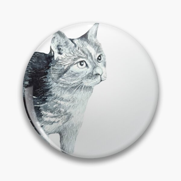 Item preview, Cat black and white designed and sold by VikaArt.