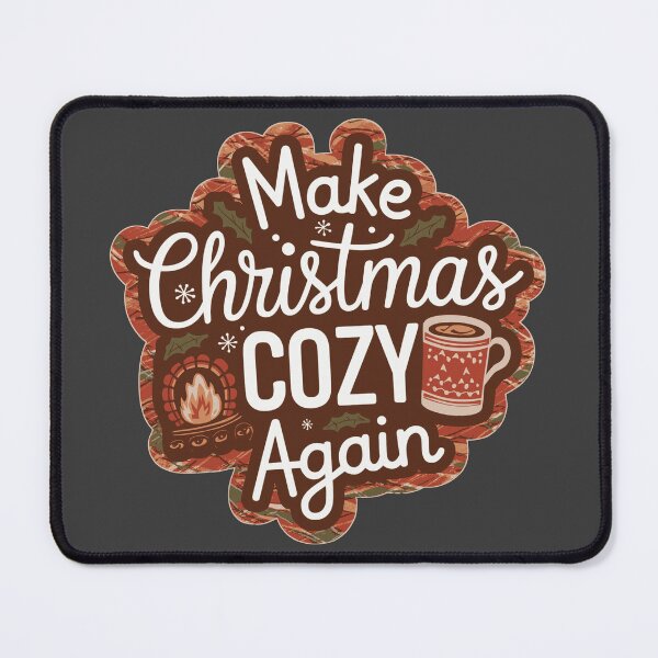 Item preview, Make Christmas Cozy Again | Rustic Holiday Fireplace Design designed and sold by cabana.space.