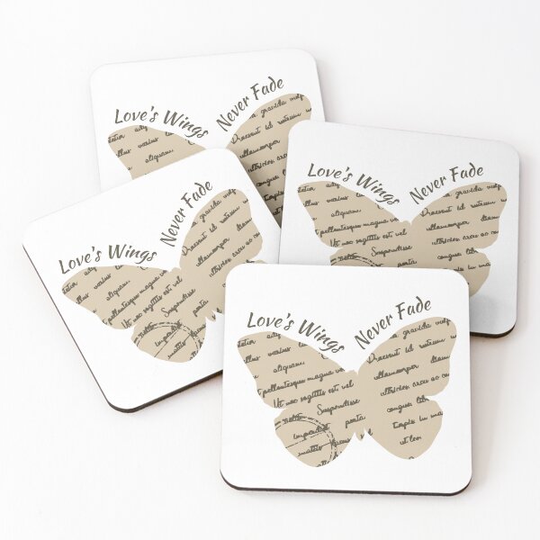 Item preview, Vintage Butterfly with Timeless Love Message designed and sold by TolgaSal.