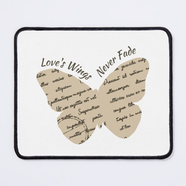 Item preview, Vintage Butterfly with Timeless Love Message designed and sold by TolgaSal.