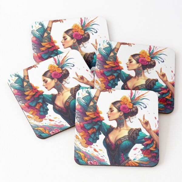 Item preview, Spectacular dance of colors and flamenco art designed and sold by nicnacc.