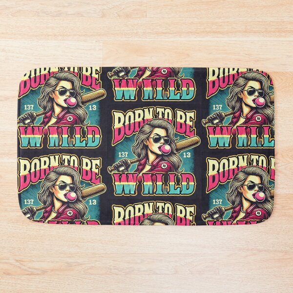 Item preview, Born To Be Wild T-Shirt Design designed and sold by DesignHub.