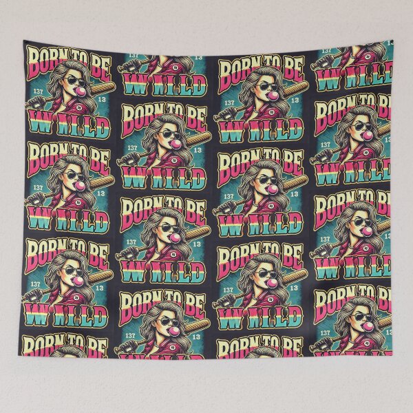 Item preview, Born To Be Wild T-Shirt Design designed and sold by DesignHub.