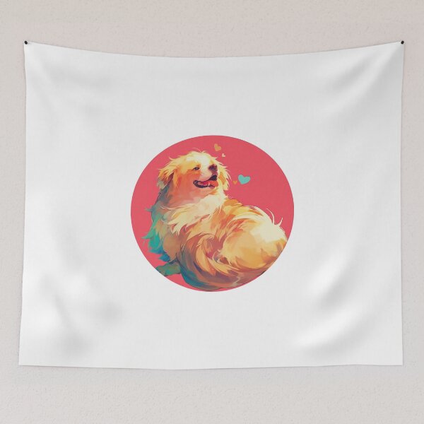 Item preview,  Tibetan Spaniel // Tibetan Spaniel Owner // Aesthetic Tibetan Spaniel // Aesthetic Dog // Animal Art // Beautiful Dog Art // Animal Cute Art  designed and sold by SMARTKIT  DESIGNAGENCY.