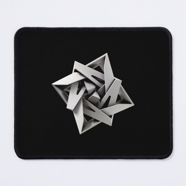 Item preview, Abstractional geometric 3d star designed and sold by RedCircleArt.