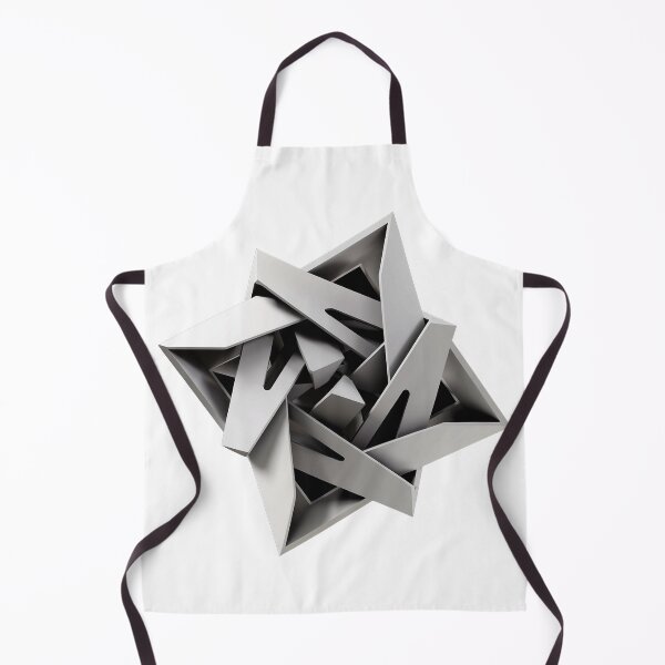 Item preview, Abstractional geometric 3d star designed and sold by RedCircleArt.