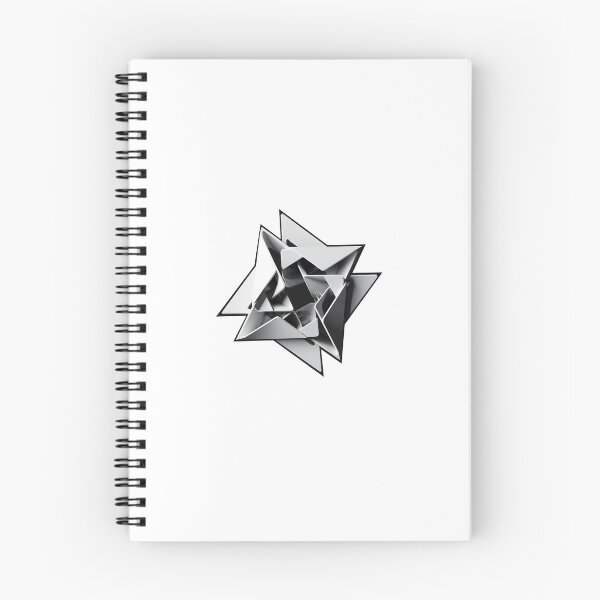 Item preview, Abstractional geometric 3d star designed and sold by RedCircleArt.