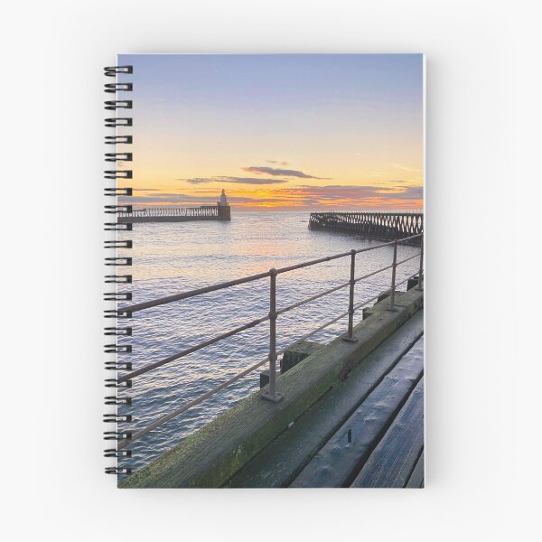 Item preview, Blyth Piers at Sunrise - Portrait  designed and sold by Violaman.