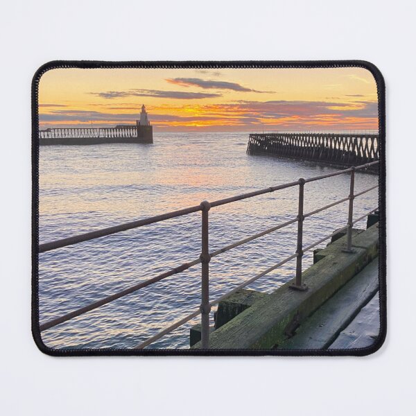 Item preview, Blyth Piers at Sunrise - Portrait designed and sold by Violaman.
