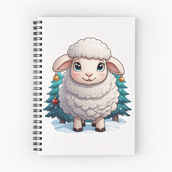 Item preview, Christmas Cartoon Sheep designed and sold by Krieghorn.