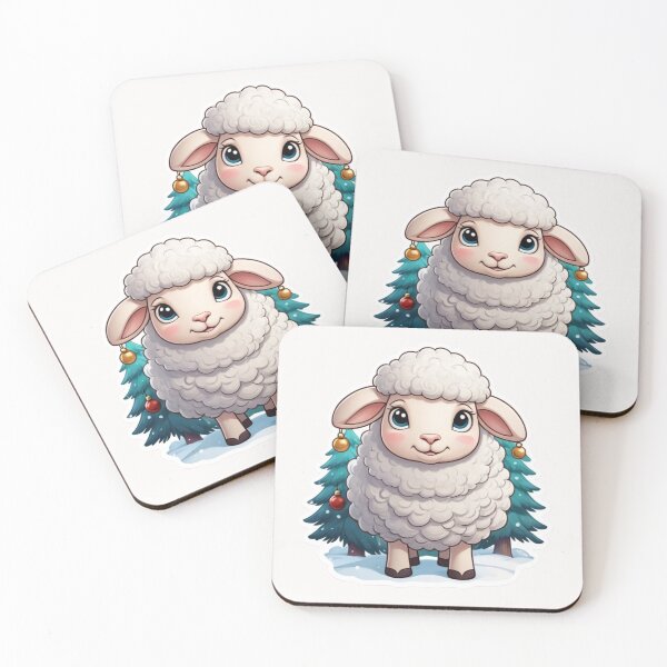 Item preview, Christmas Cartoon Sheep designed and sold by Krieghorn.